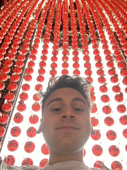 Joshua: edited duplicate of red-lantern upside-down portrait